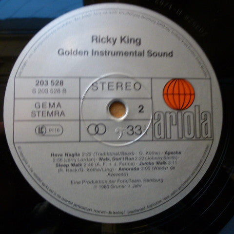 Ricky King : Golden Instrumental Sound (LP, Comp)