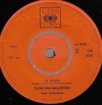 Clem van Malderen : Welvaartstaat / La Novia (7", Single, Kno)