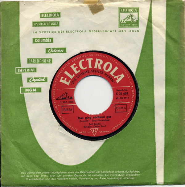 Ralf Bendix : Venus Walzer / Das Ging Nochmal Gut (7", Single)