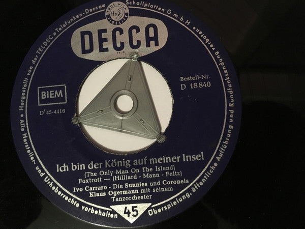 Ivo Carraro : Come Prima / Ich Bin Der König Auf Meiner Insel (7", Single, Mono)