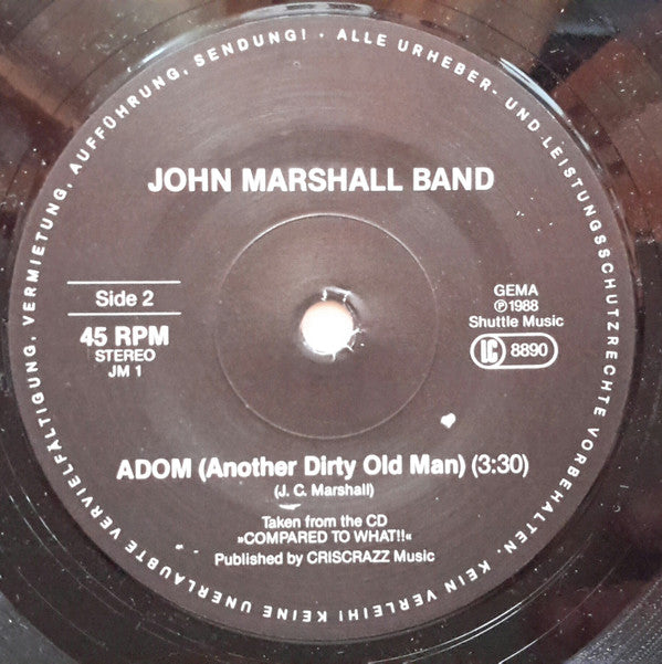 John Marshall Band (2) : The Guvner / ADOM Another Dirty Old Man (7")