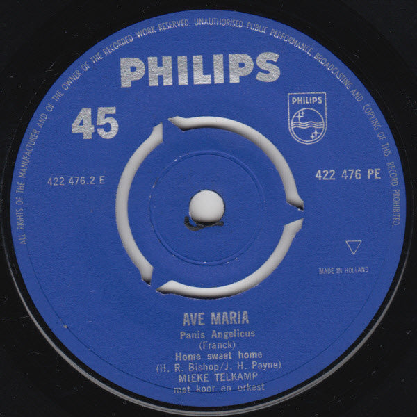 Mieke Telkamp : Ave Maria (7", EP)