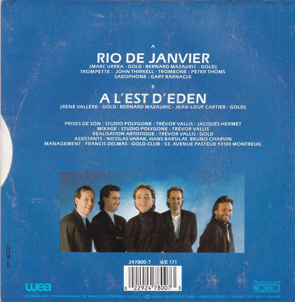 Gold (3) : Rio De Janvier (7", Single)
