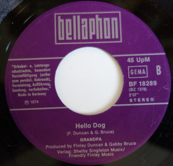 Grandpa (8) : Ou La La (7", Single)