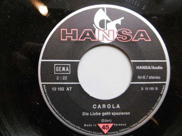 Carola (11) : Oh Willy Brandt (7", Single)
