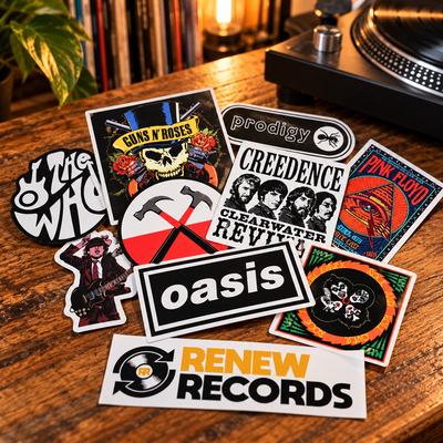 RenewRecords- + 2 Bandstickers