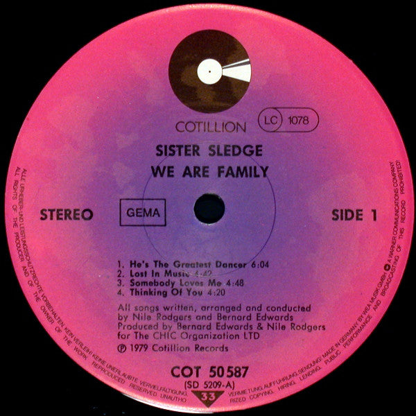 Sister Sledge : We Are Family (LP, Album)