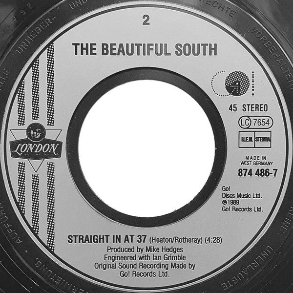 The Beautiful South : Song For Whoever (7", Single)