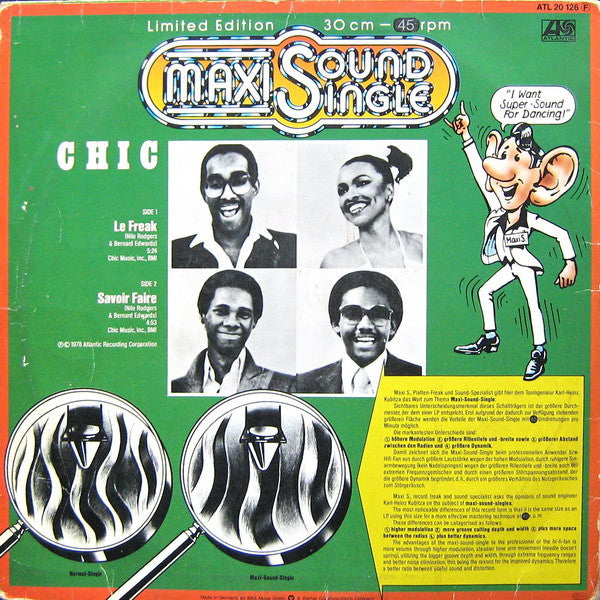 Chic : Le Freak (12", Maxi, Ltd, Ora)
