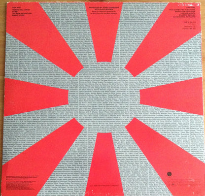 Jerry Harrison : The Red And The Black (LP, Album)