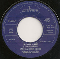 James & Bobby Purify : I'm Your Puppet (7")