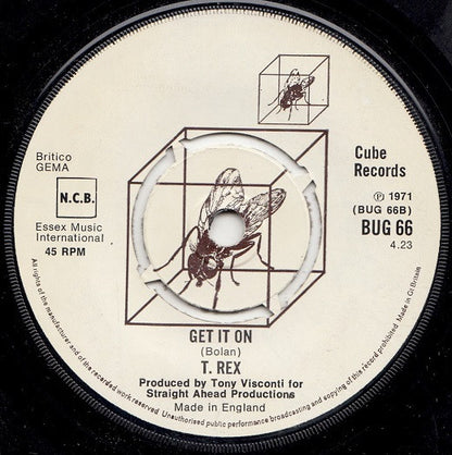 T. Rex : Hot Love / Get It On (7", Single, 4 P)