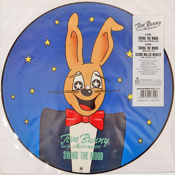 Jive Bunny And The Mastermixers : Swing The Mood (12", Pic)