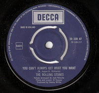 The Rolling Stones : Honky Tonk Women / You Can't Always Get What You Want (7", Single, Mono)