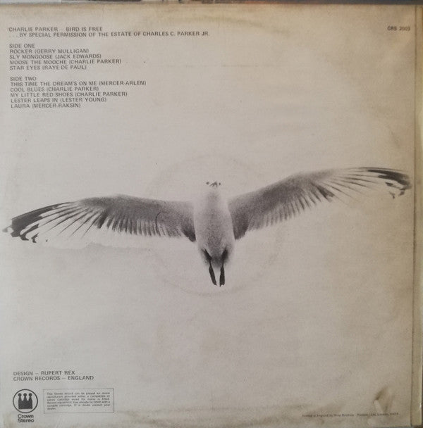 Charlie Parker : Bird Is Free (LP, Album, RE)