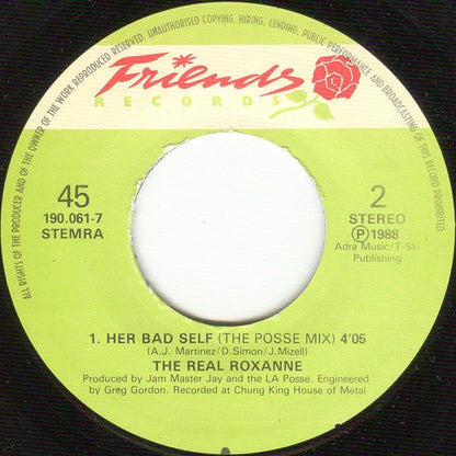 The Real Roxanne : Respect (7", Single)