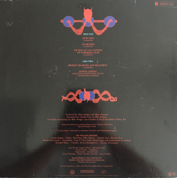 Marc Almond : Ruby Red (Stained EP) (12", EP, Single)