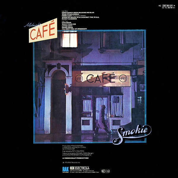 Smokie : Midnight Café (LP, Album, RE, Six)