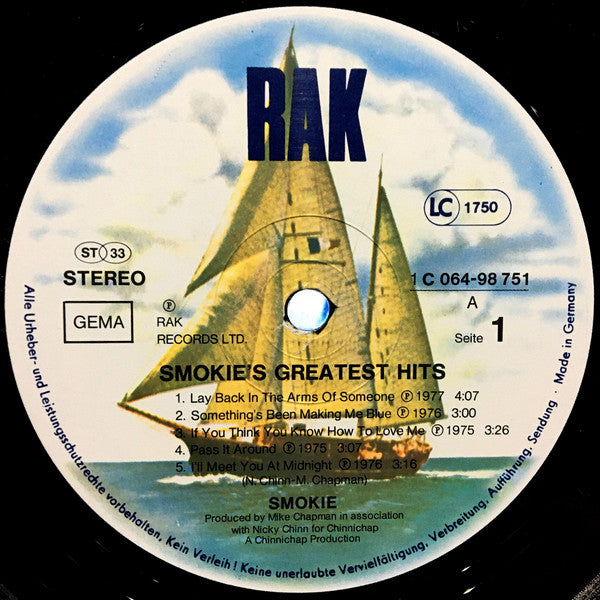 Smokie : Greatest Hits (LP, Comp)