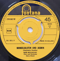 Nana Mouskouri : Rote Korallen (7", Single, Mono)