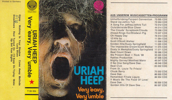 Uriah Heep : ...Very 'Eavy Very 'Umble... (Cass, Album)