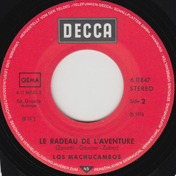 Los Machucambos : Indio (7", Single)