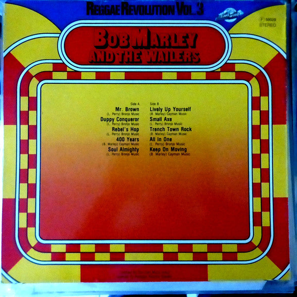 Bob Marley And The Wailers* : Reggae Revolution Vol. 3 (LP, Comp)