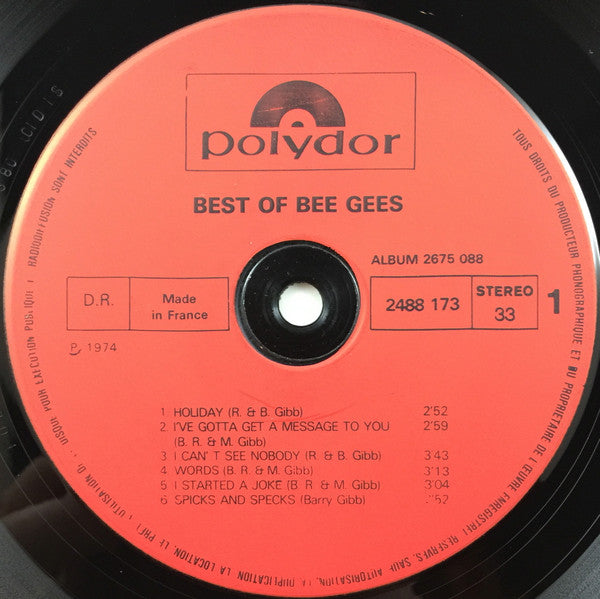 Bee Gees : Best Of Bee Gees (2xLP, Comp, RE)