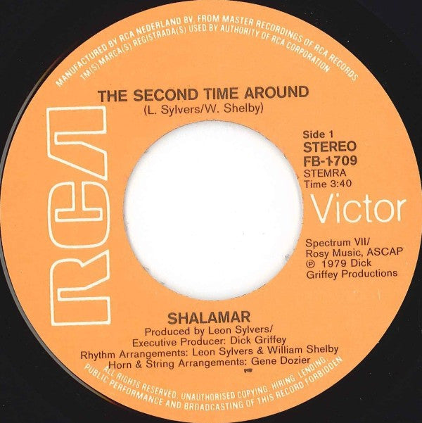 Shalamar : The Second Time Around (7", Single)