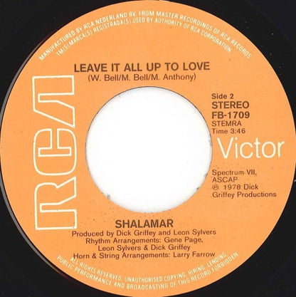 Shalamar : The Second Time Around (7", Single)