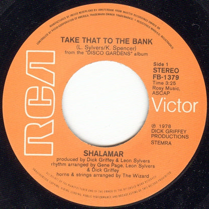 Shalamar : Take That To The Bank (7", Single)
