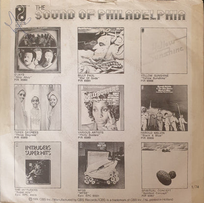 Soul Survivors : City Of Brotherly Love / Best Time Was The Last Time (7", Single)