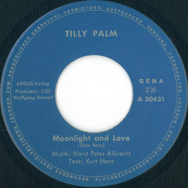 Tilly Palm : Moonlight And Love (7", Single)
