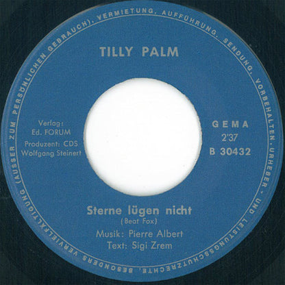 Tilly Palm : Moonlight And Love (7", Single)