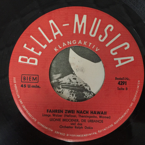 Leonie Brückner : Zwei In Hawai / Summertime (Sommerzeit) (7", Single, Mono)