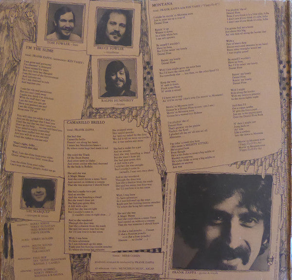 The Mothers : Over-Nite Sensation (LP, Album, Gat)