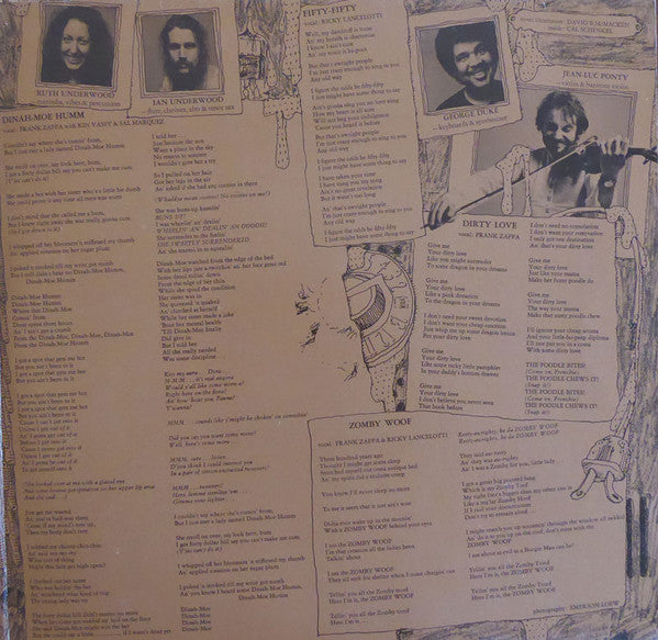 The Mothers : Over-Nite Sensation (LP, Album, Gat)