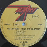 The Mothers : Over-Nite Sensation (LP, Album, Gat)