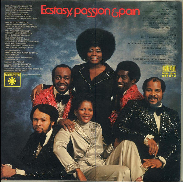Ecstasy, Passion & Pain : Ecstasy, Passion & Pain (LP, Album)