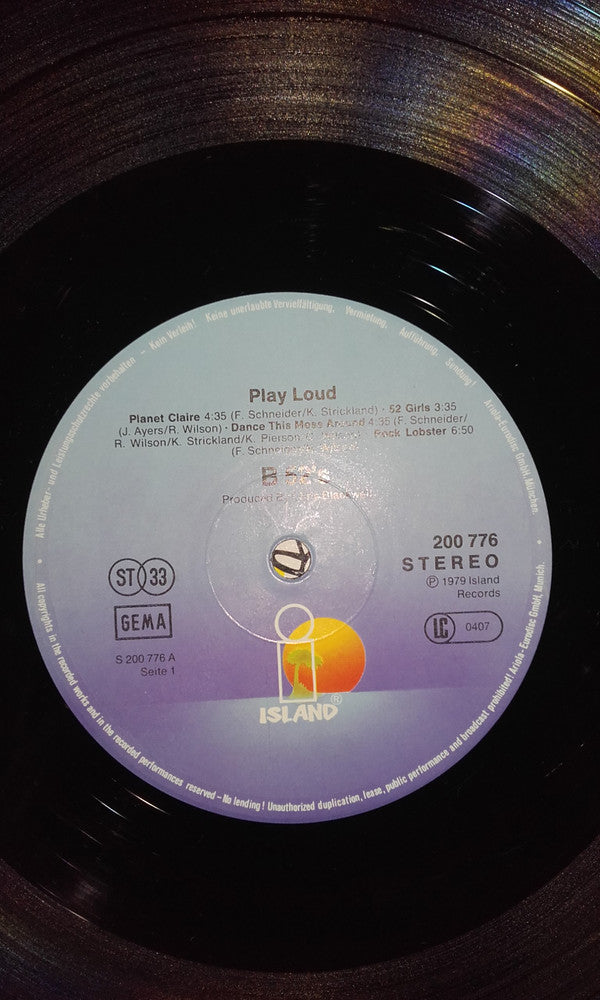 The B-52's : Play Loud (LP, Album, RE)