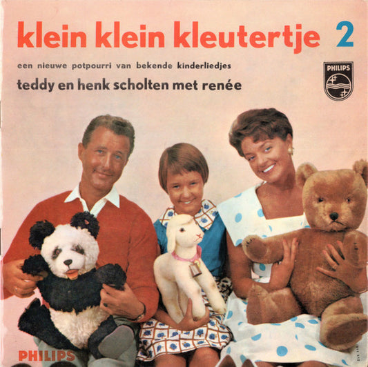 Teddy, Henk en Renée Scholten : Klein Klein Kleutertje 2 (7", EP, Mono)