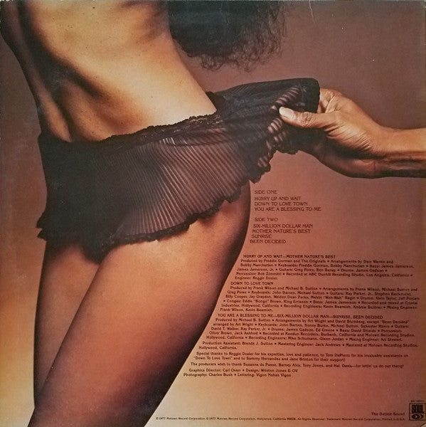 The Originals : Down To Love Town (LP, Album, Mon)