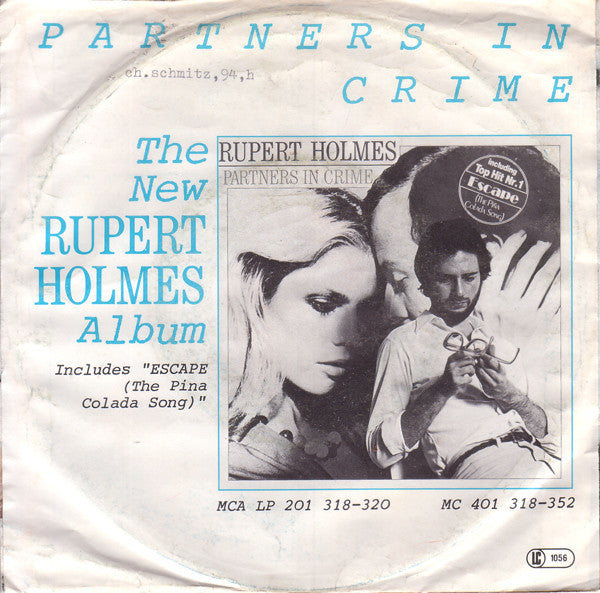 Rupert Holmes : Him (7", Single, RP)