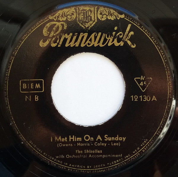 The Shirelles : I Want You To Be My Boyfriend (7", Single)