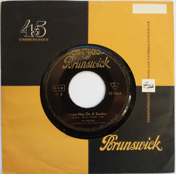 The Shirelles : I Want You To Be My Boyfriend (7", Single)