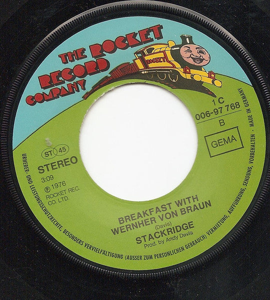 Stackridge : Hold Me Tight (7", Single)