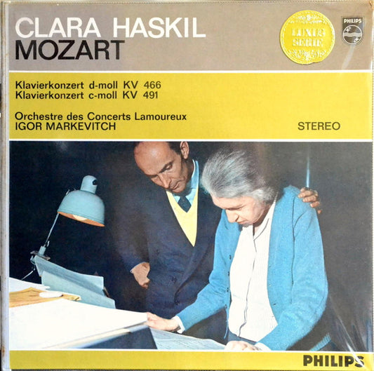 Clara Haskil, Wolfgang Amadeus Mozart, Orchestre Des Concerts Lamoureux, Igor Markevitch : Klavierkonzert D-Moll KV 466 / Klavierkonzert C-Moll KV  491 (LP, RE)