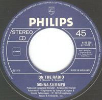 Donna Summer : On The Radio (7", Single)