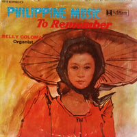 Relly Coloma : Philippine Music To Remember (LP, Album)