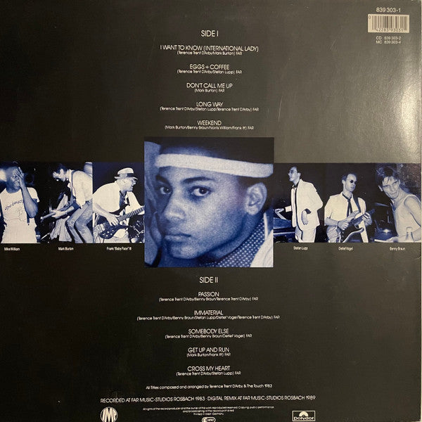 The Touch With Terence Trent D'Arby : Early Works (LP, Album)